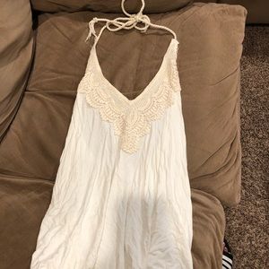 Cream halter